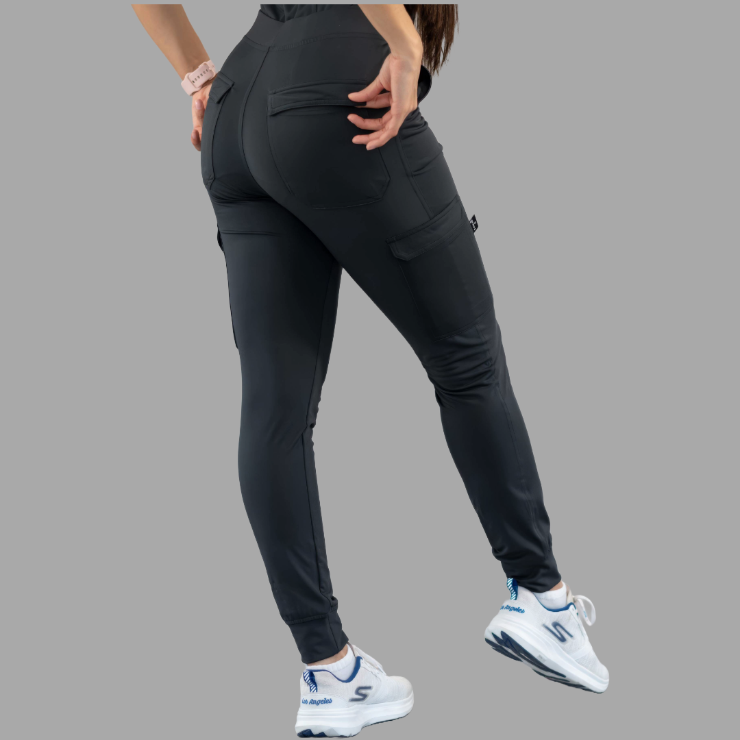 Women's Pants 901 Black, Super Stretch Scrubs