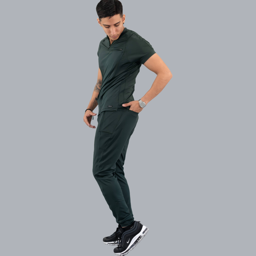 Men's Pants 920 Green Super Stretch, Scrubs 920