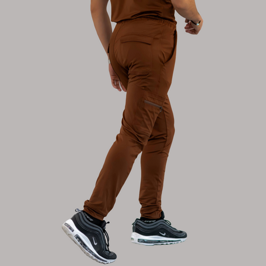 Men's Jogger Pants 901 Brown Super Stretch, Scrubs 901