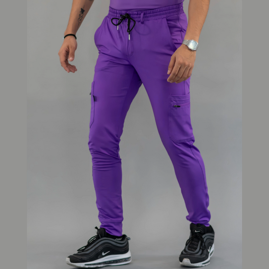 Men's Jogger Pants 901 Purple Super Stretch, Scrubs 901