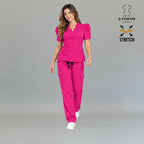 Women's Scrub Pants 940 Fuchsia Super Stretch | Cargo — view 7 de 7