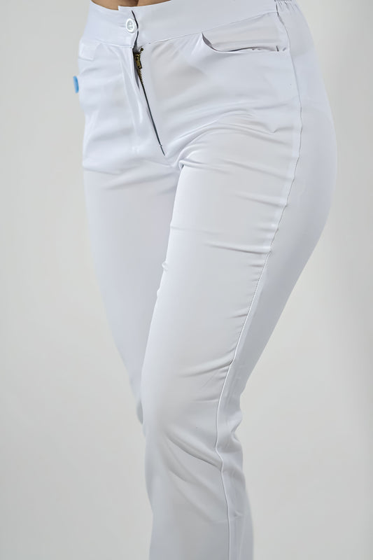 Women's Classic Pants Pure White Waterproof