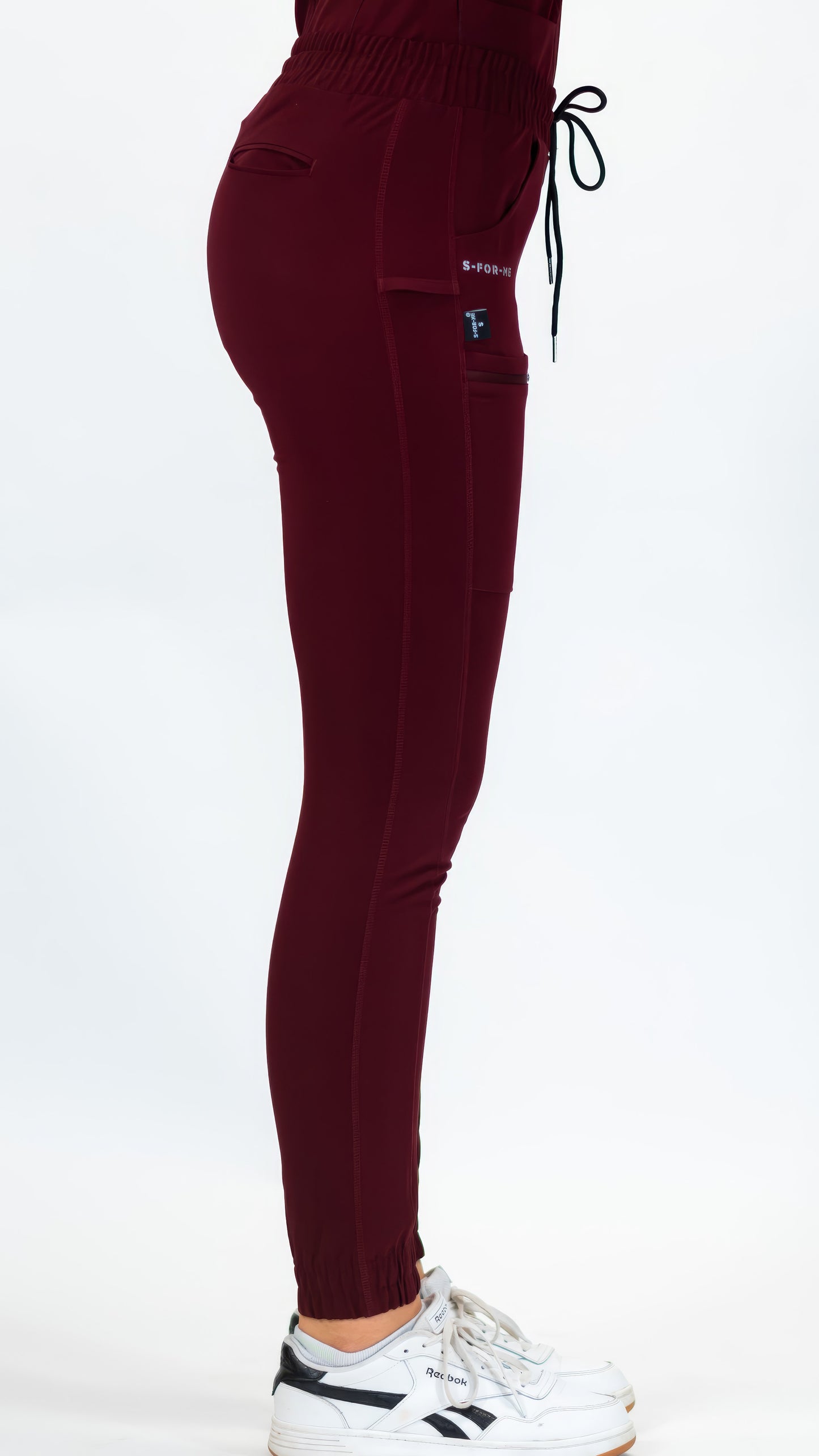 Women’s Waterproof Burgundy Jogger, Scrubs Style 300