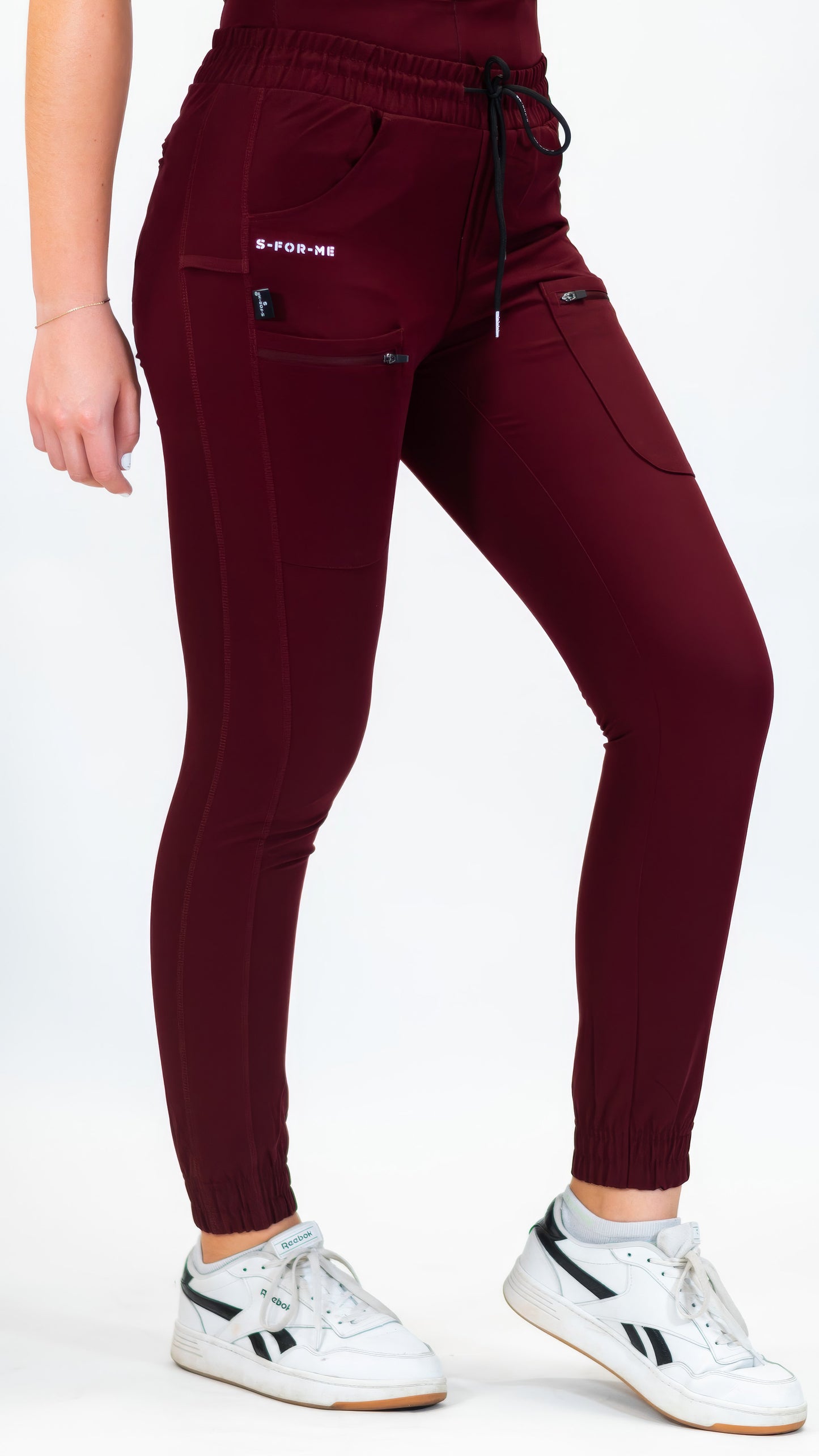 Women’s Waterproof Burgundy Jogger, Scrubs Style 300