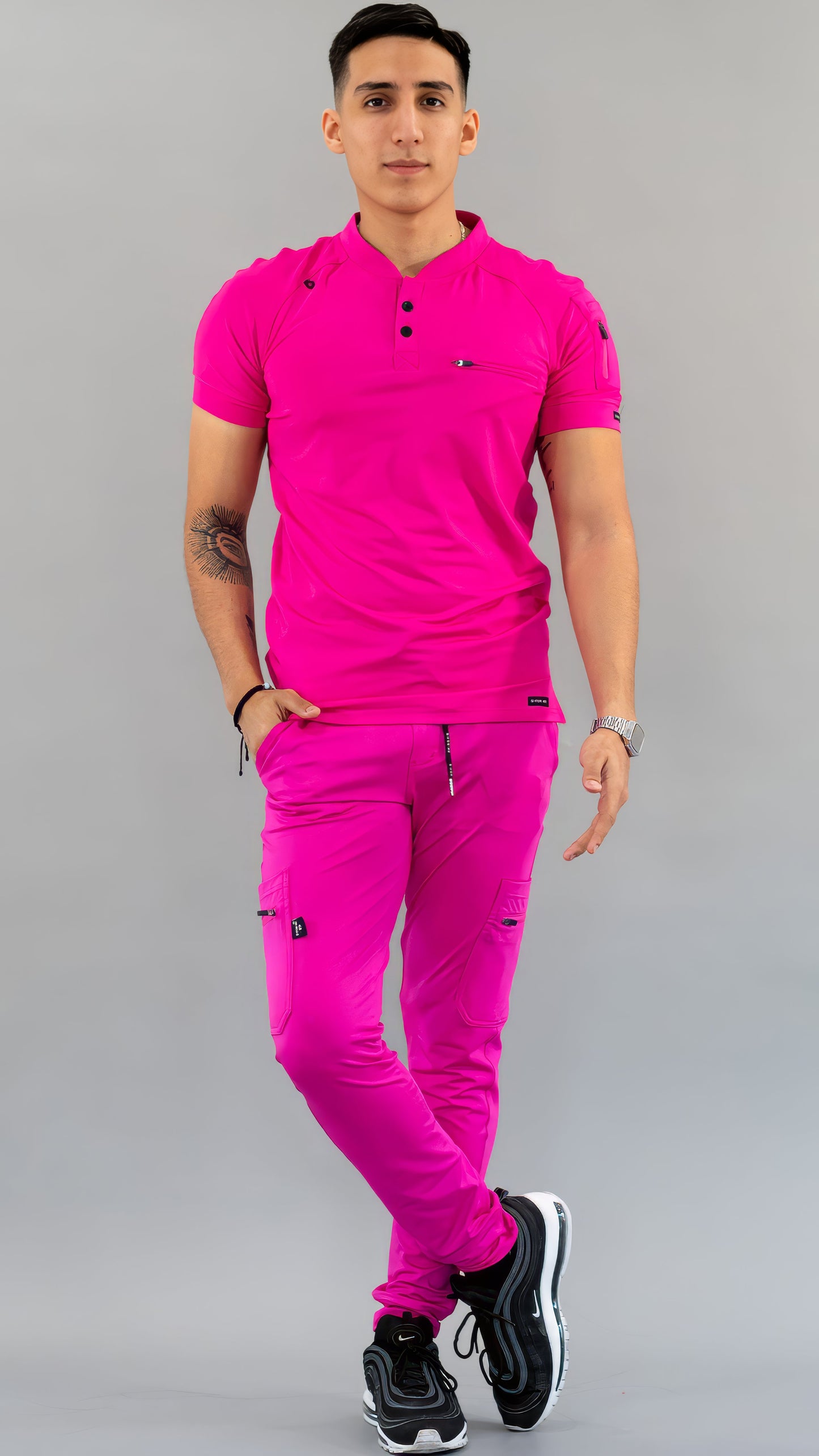 Men's Top 901, Fuchsia Super Stretch