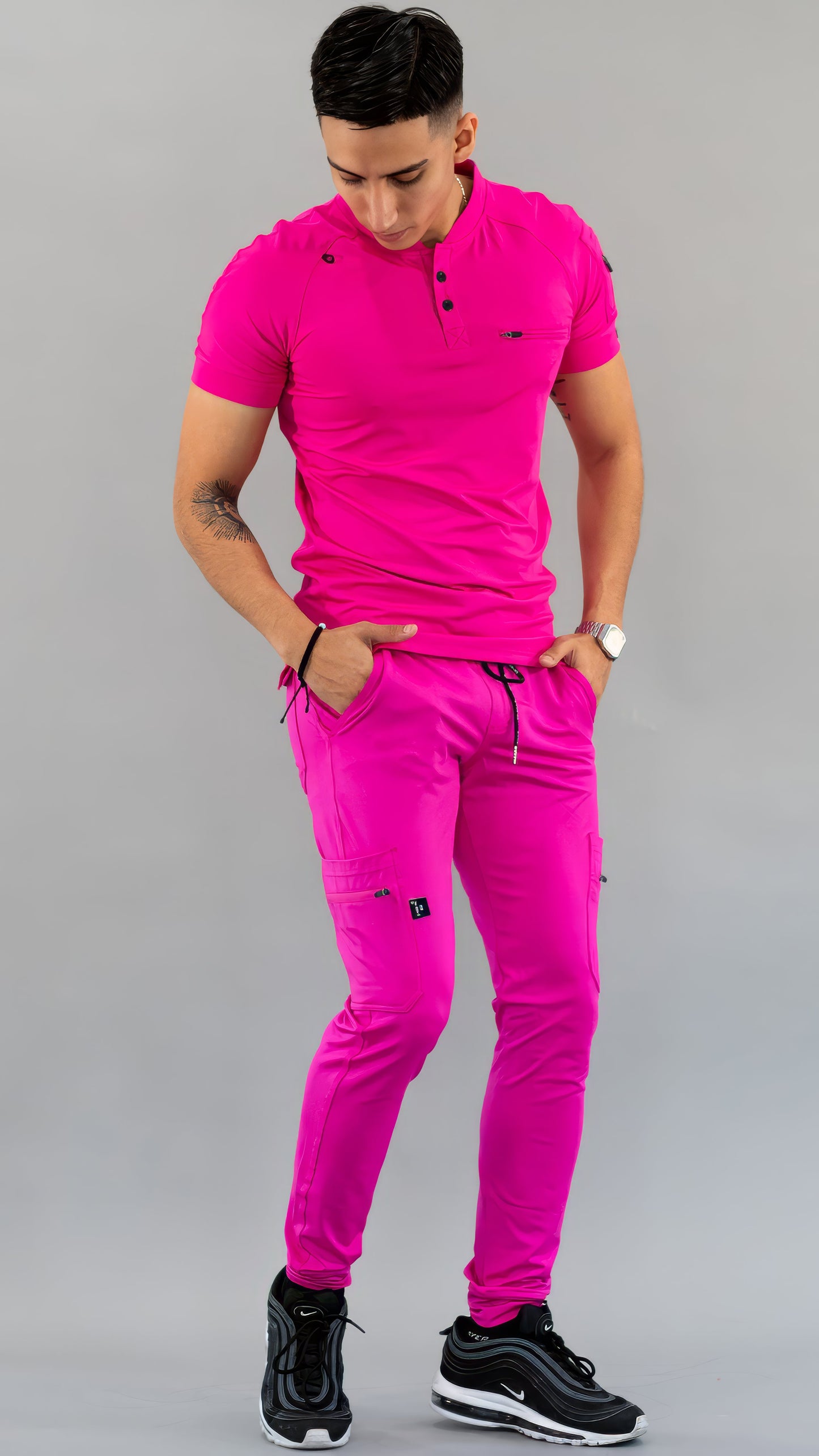 Men's Top 901, Fuchsia Super Stretch