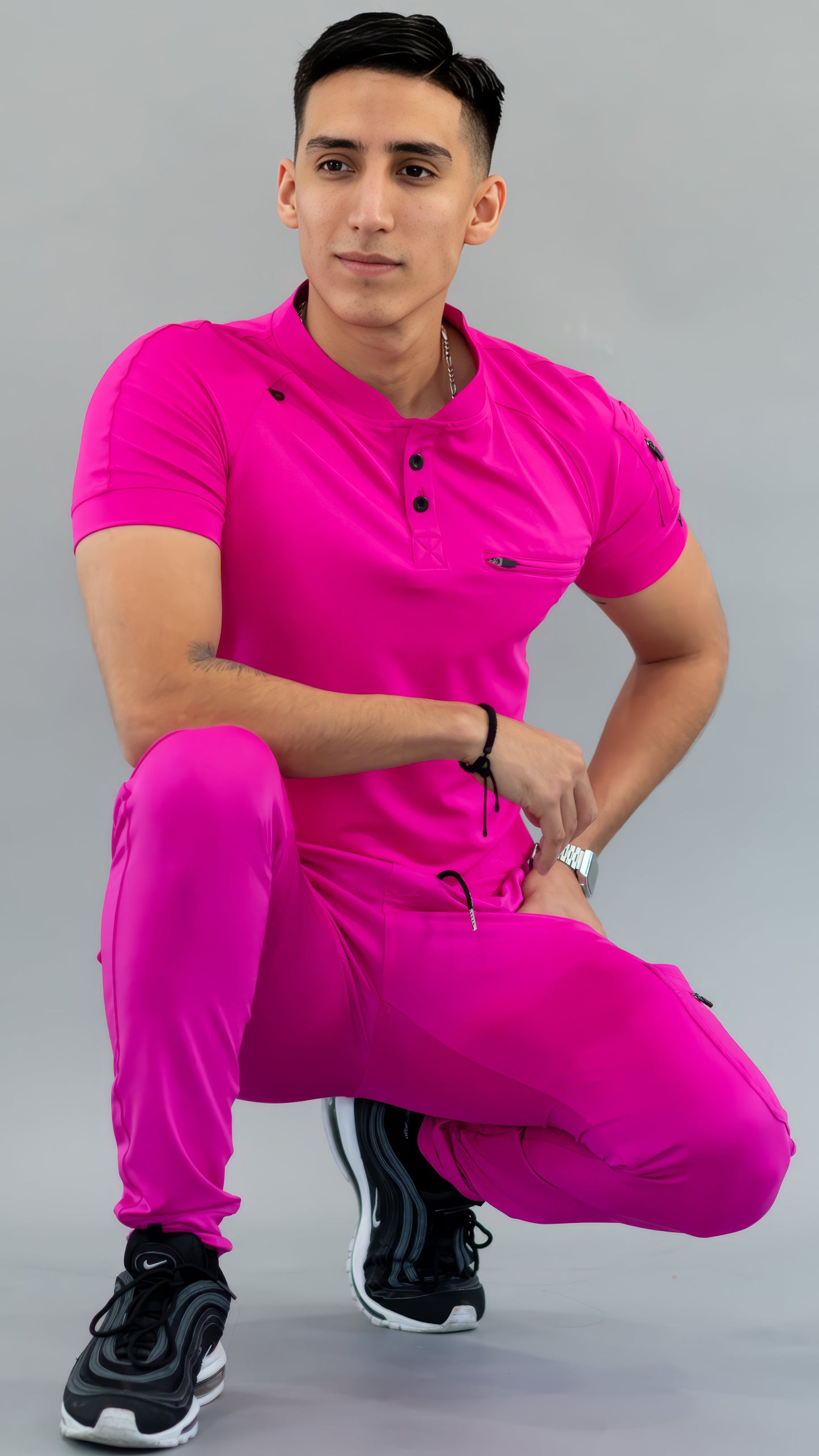 Men's Top 901, Fuchsia Super Stretch