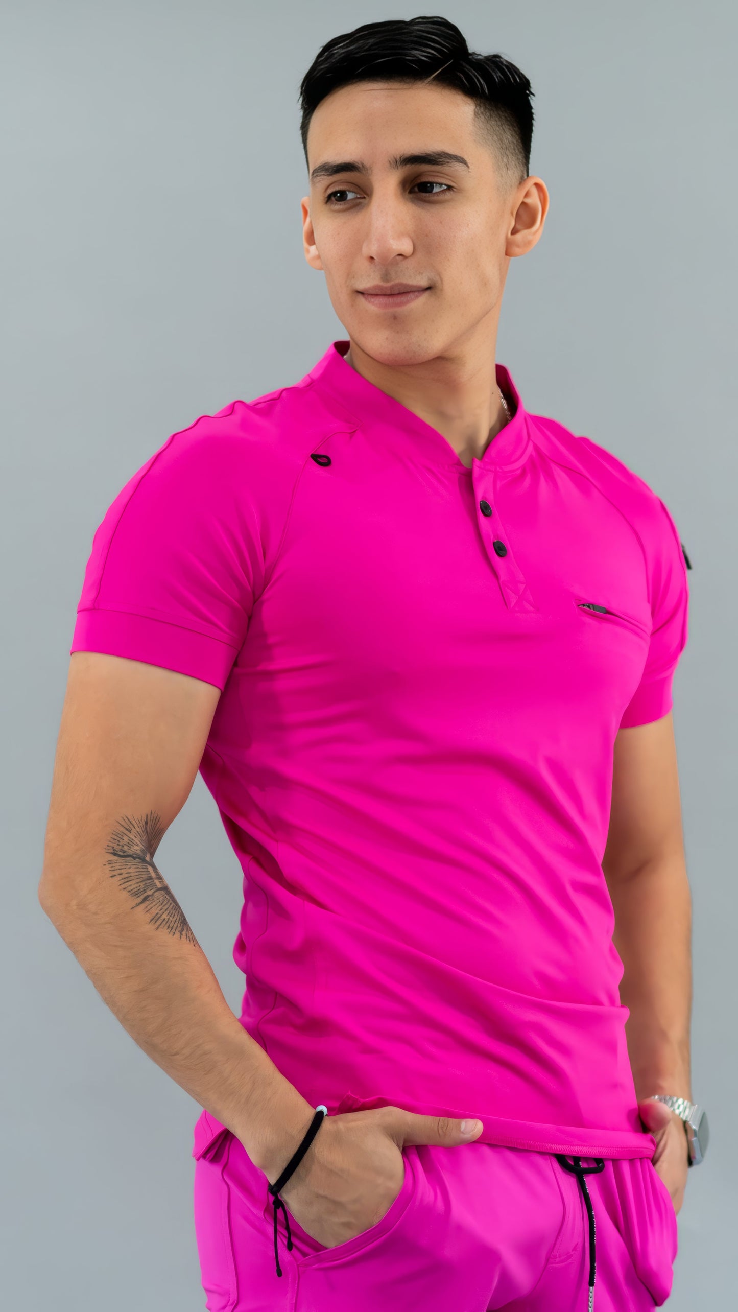 Men's Top 901, Fuchsia Super Stretch