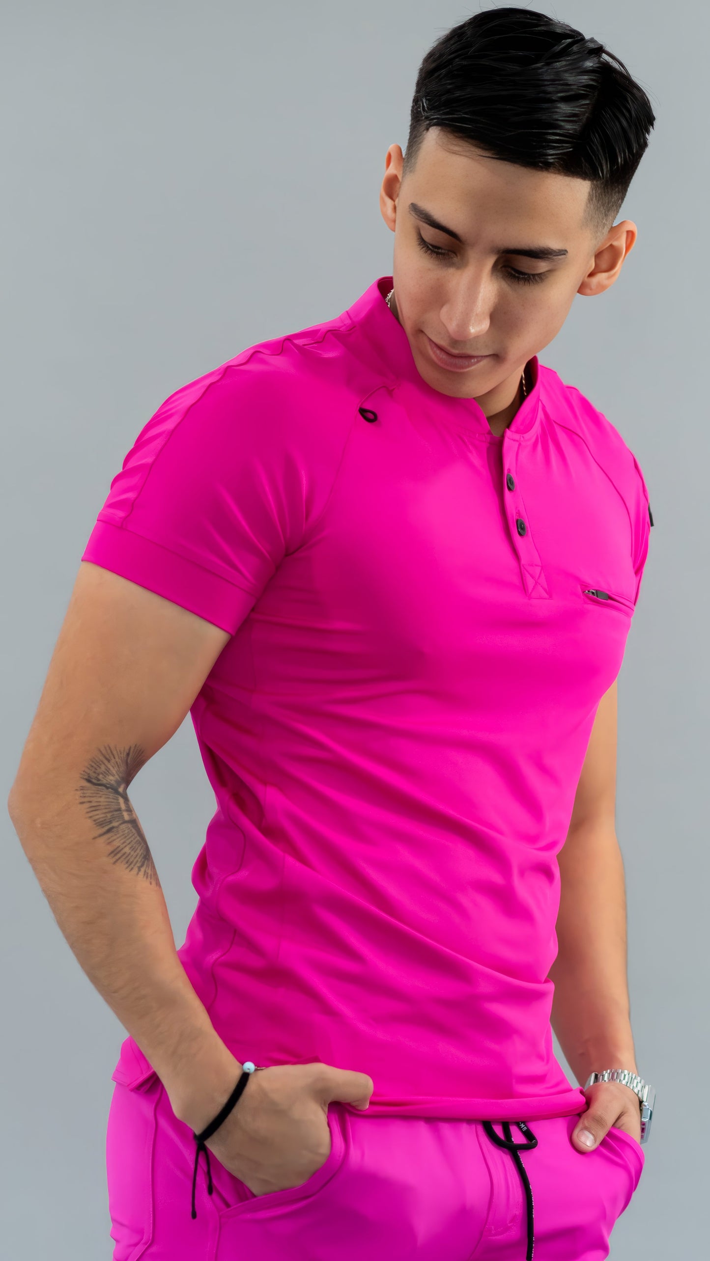 Men's Top 901, Fuchsia Super Stretch