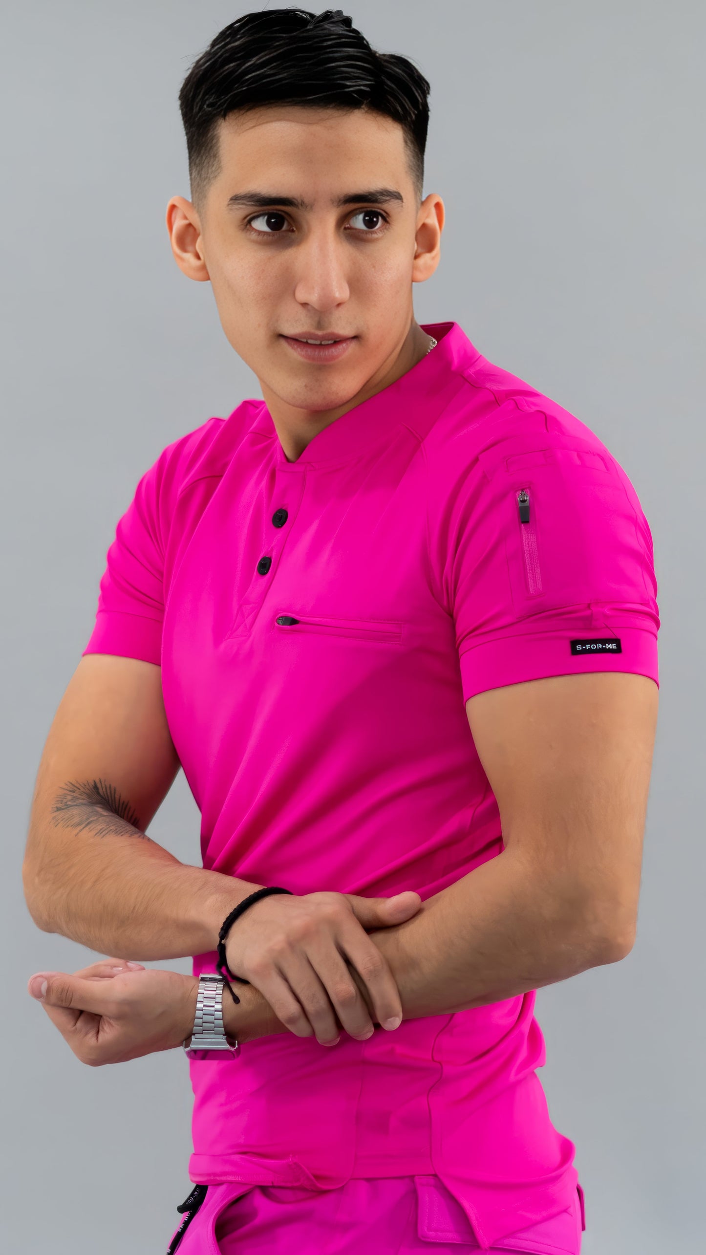 Men's Top 901, Fuchsia Super Stretch