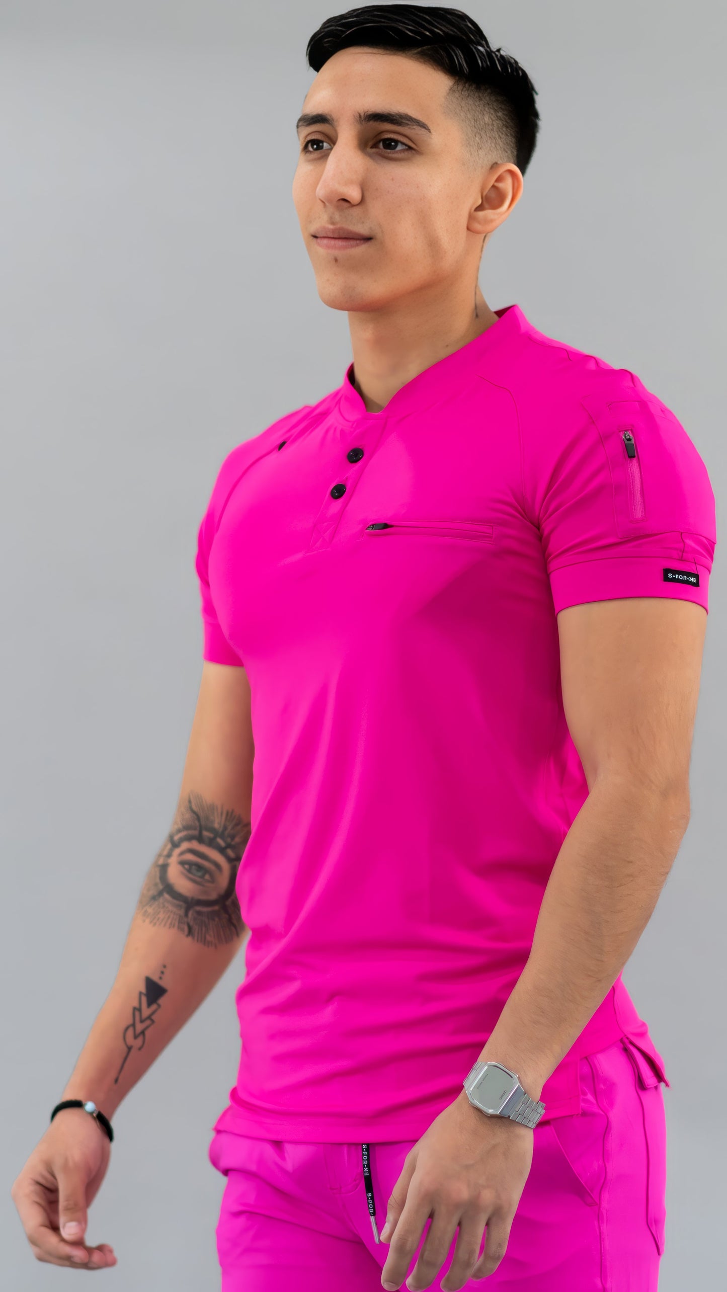 Men's Top 901, Fuchsia Super Stretch