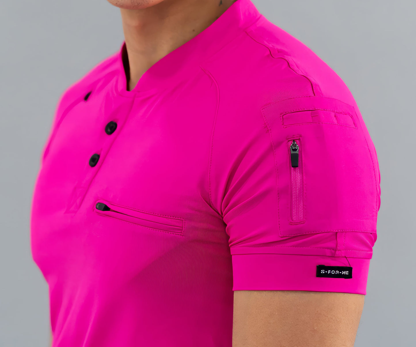 Men's Top 901, Fuchsia Super Stretch