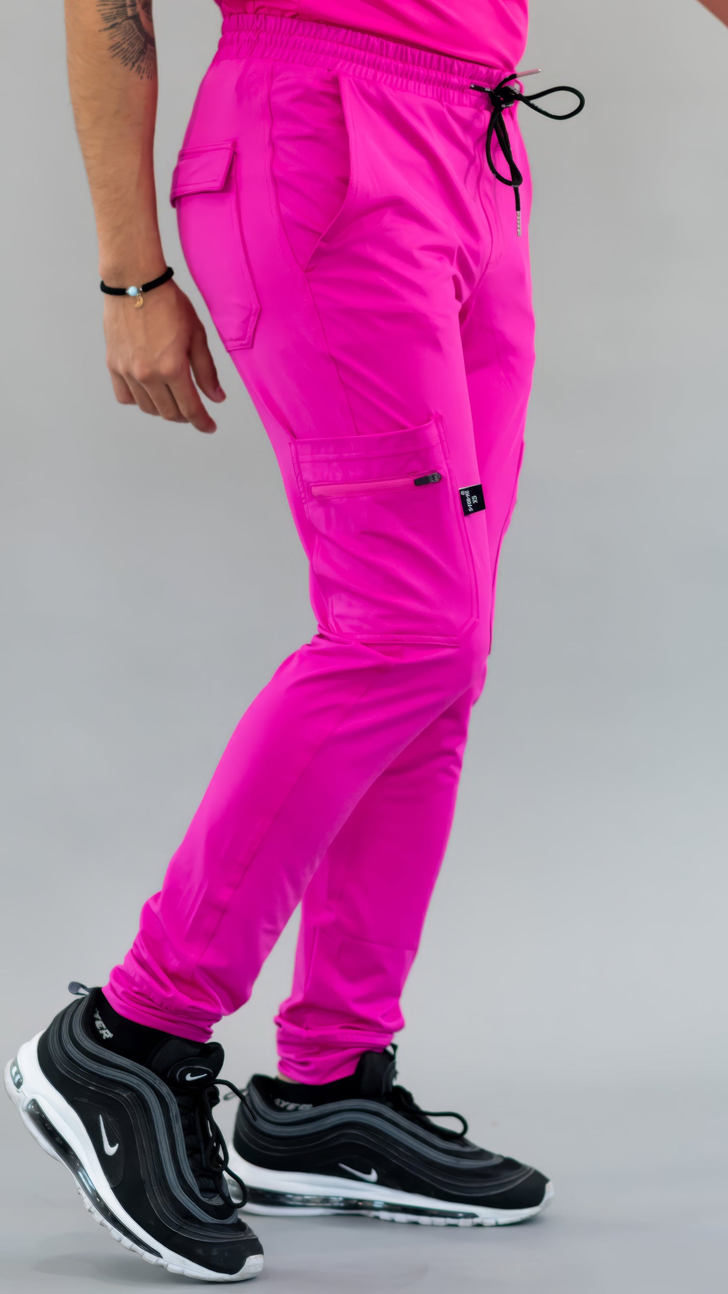 Men's Jogger Pants 901 Hot Pink Super Stretch