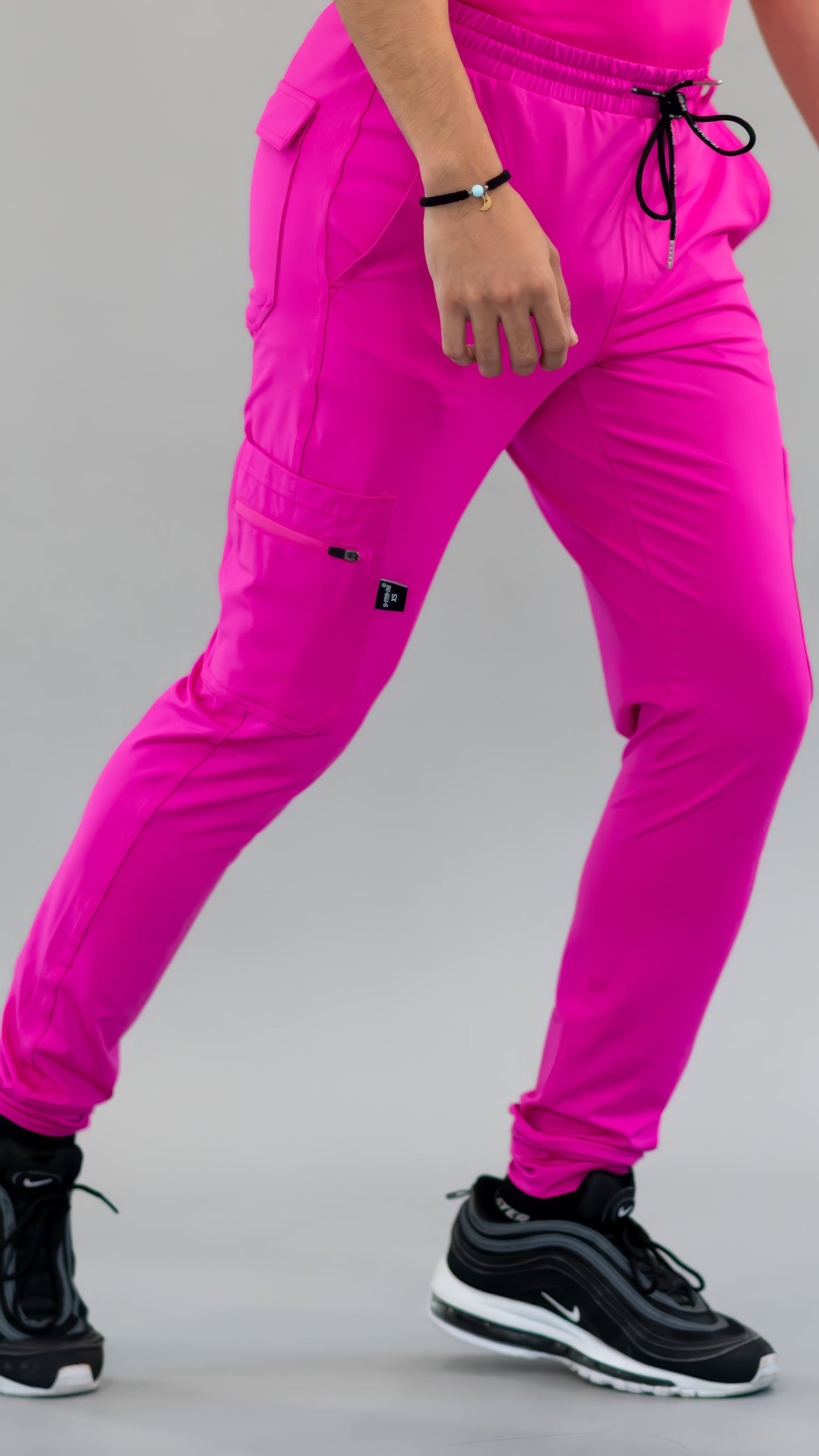 Men's Jogger Pants 901 Hot Pink Super Stretch