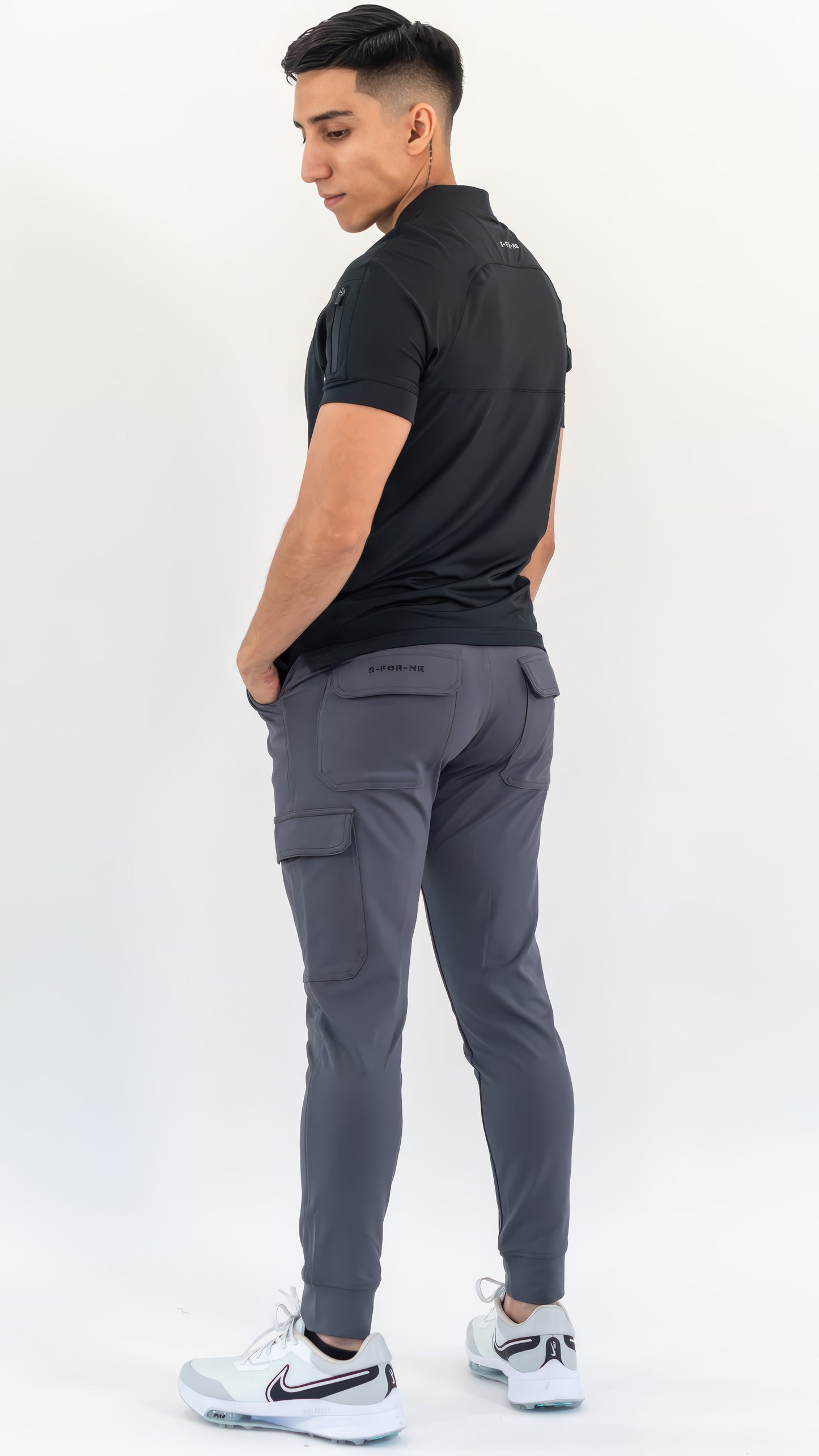 Men's Top 905 Black, Scrubs Super Stretch