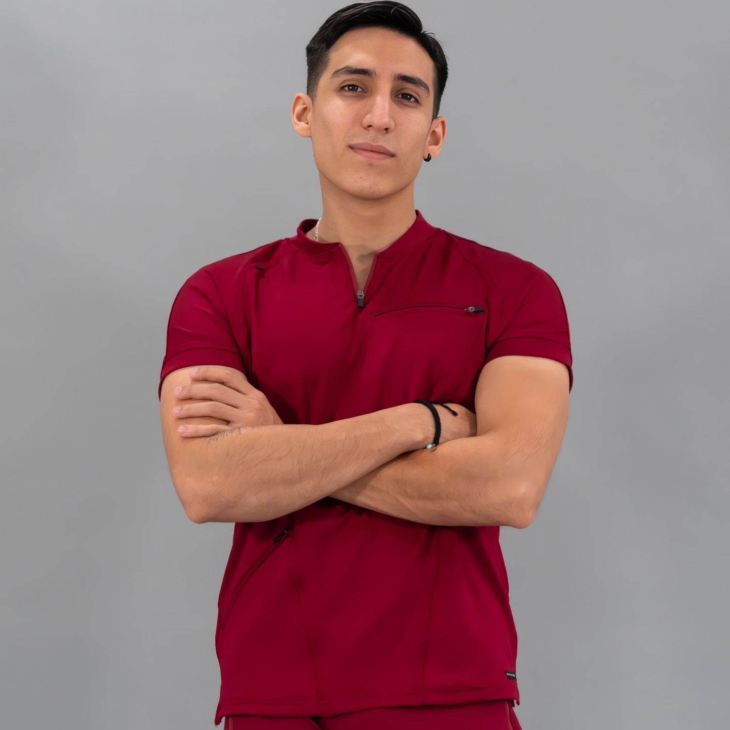 Men's Top 920 Burgundy Super Stretch