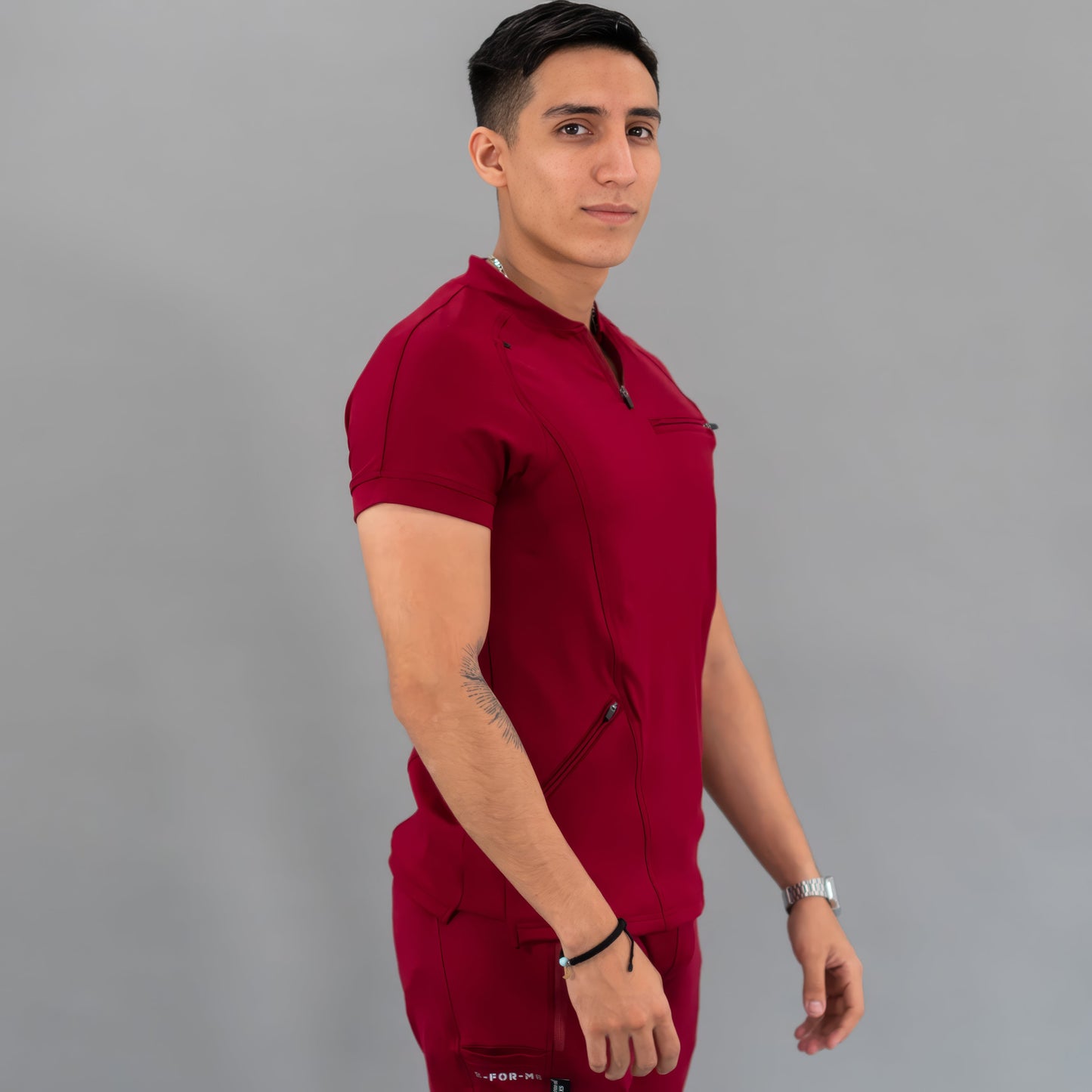 Men's Top 920 Burgundy Super Stretch