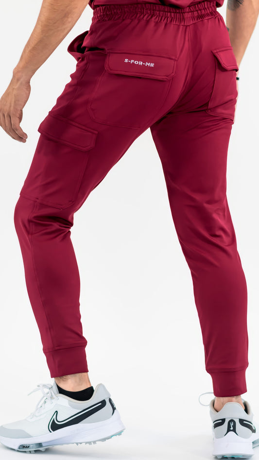 Men's Jogger 905 Burgundy, Scrubs Super Stretch