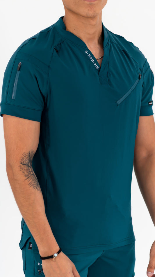 Men's Top 905 Caribbean Blue, Scrubs Super Stretch