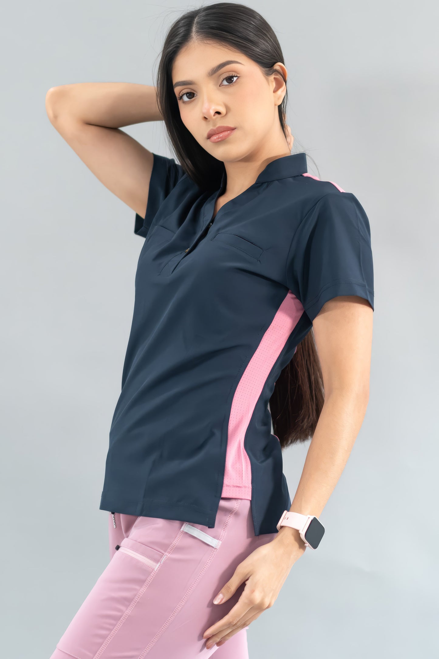 Women's Top Navy/Pink, Scrubs 520