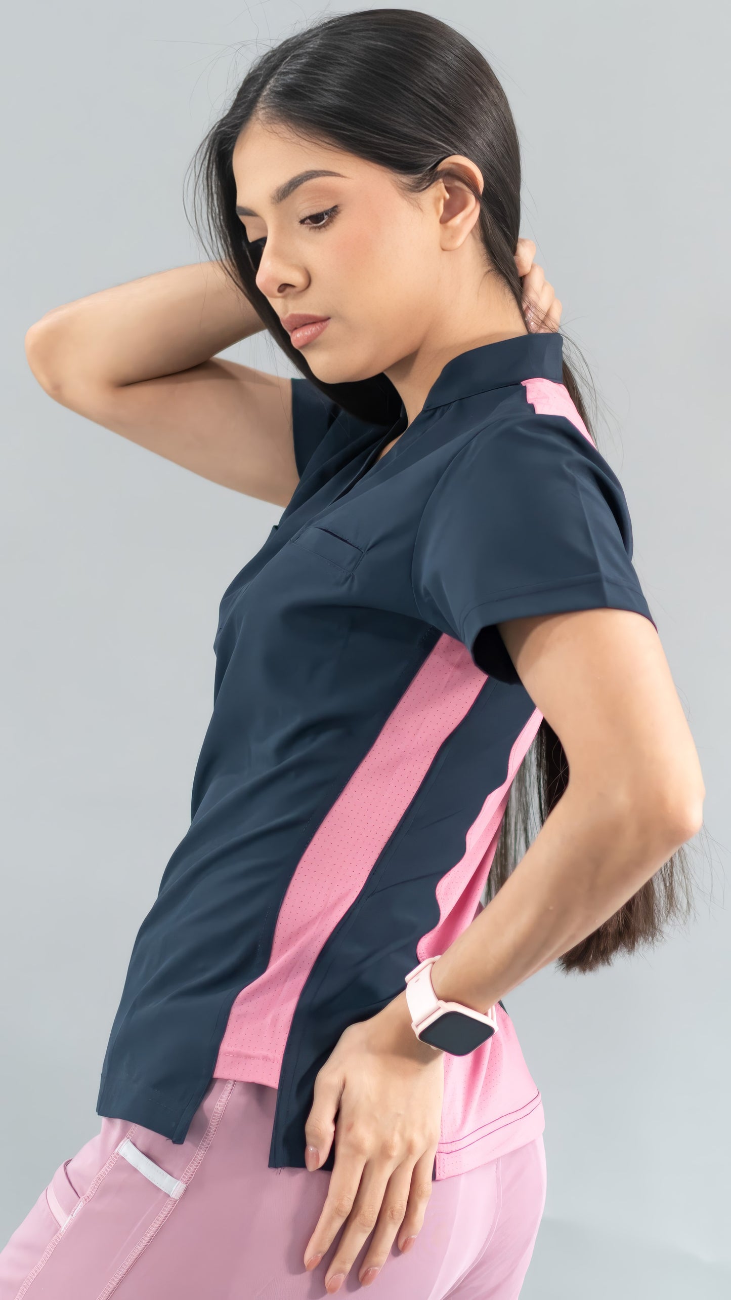 Women's Top Navy/Pink, Scrubs 520