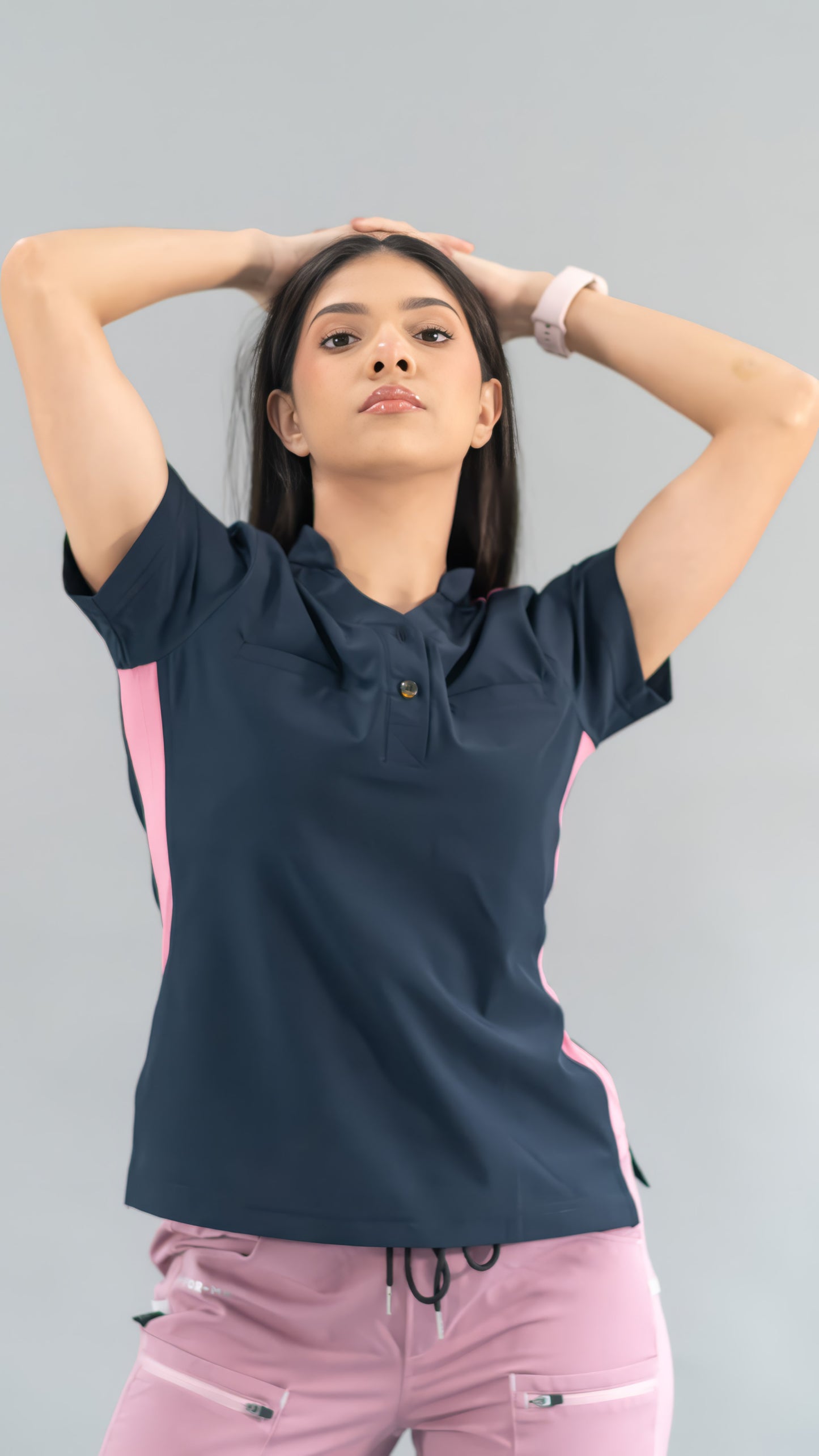 Women's Top Navy/Pink, Scrubs 520