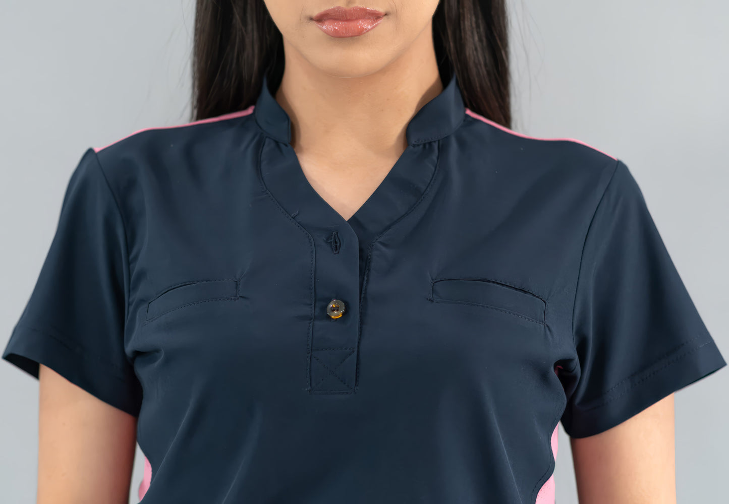 Women's Top Navy/Pink, Scrubs 520