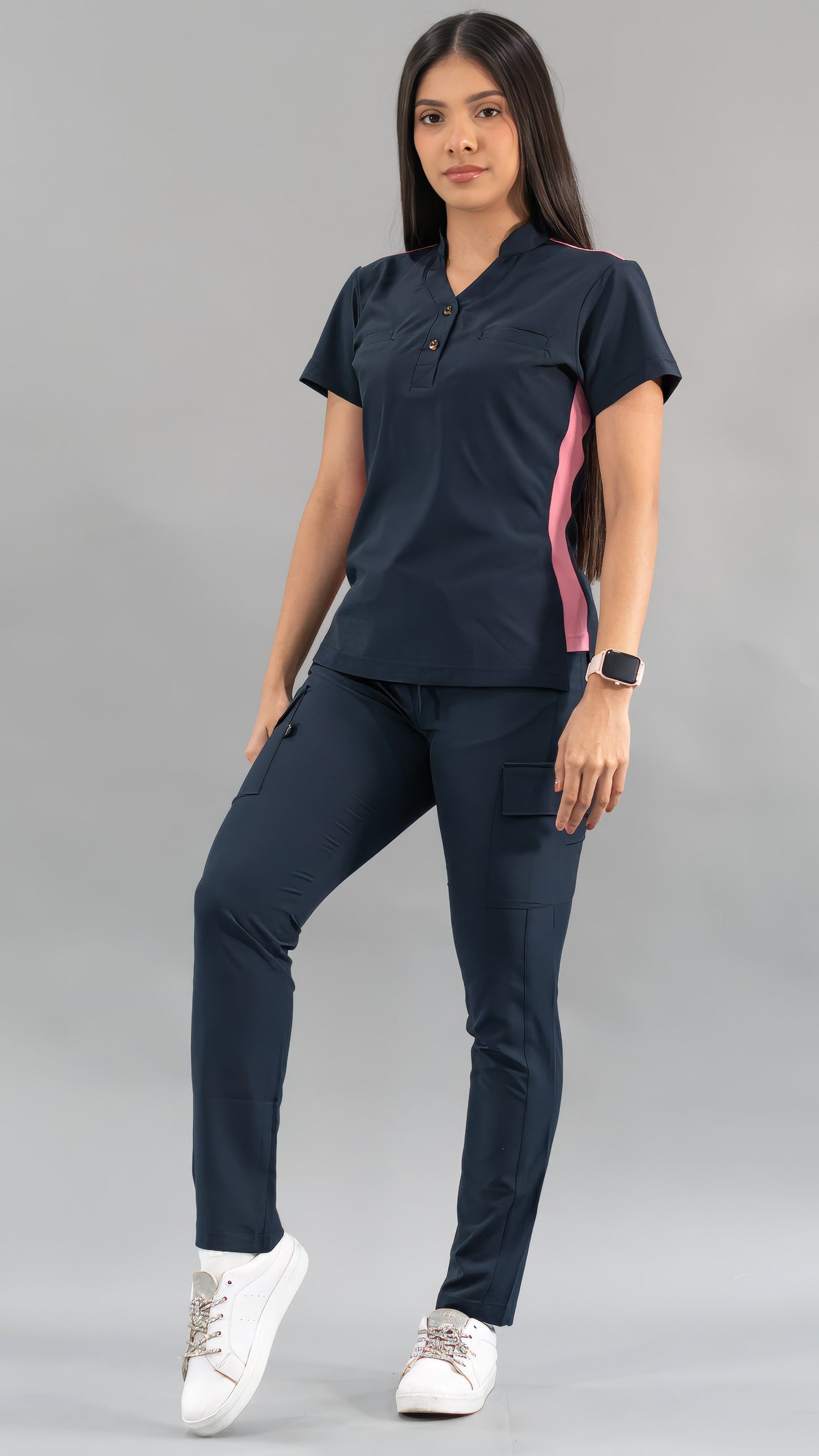 Women's Skinny Navy Pants, Scrubs 520