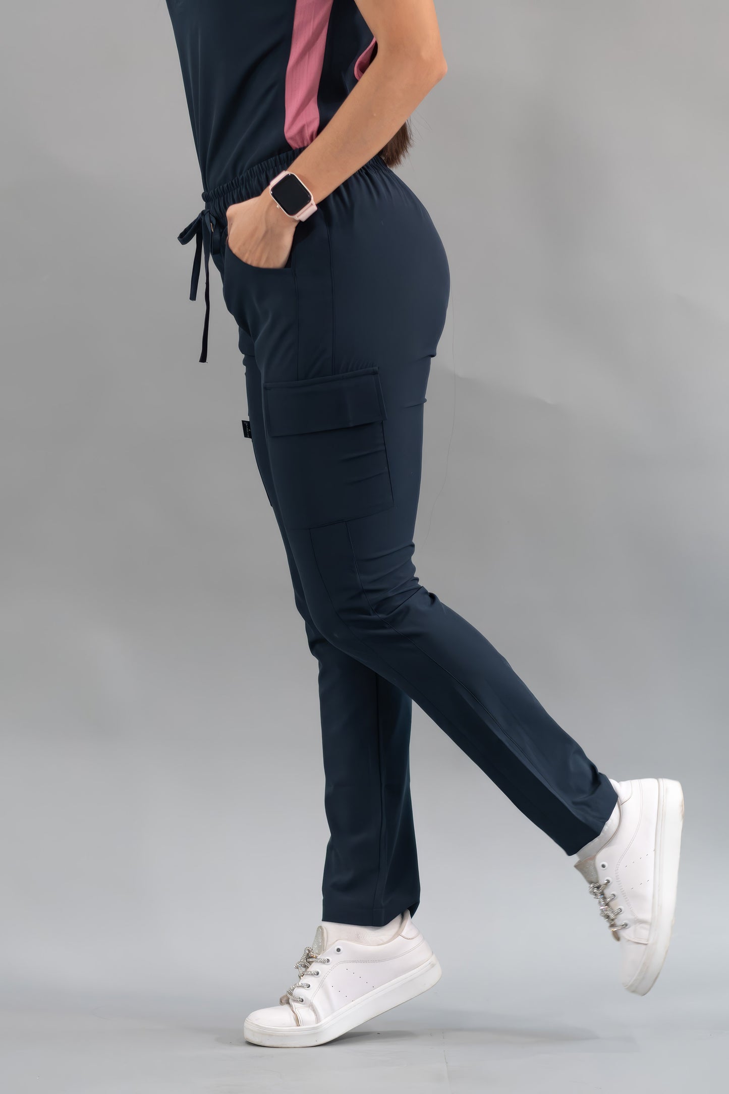 Women's Skinny Navy Pants, Scrubs 520