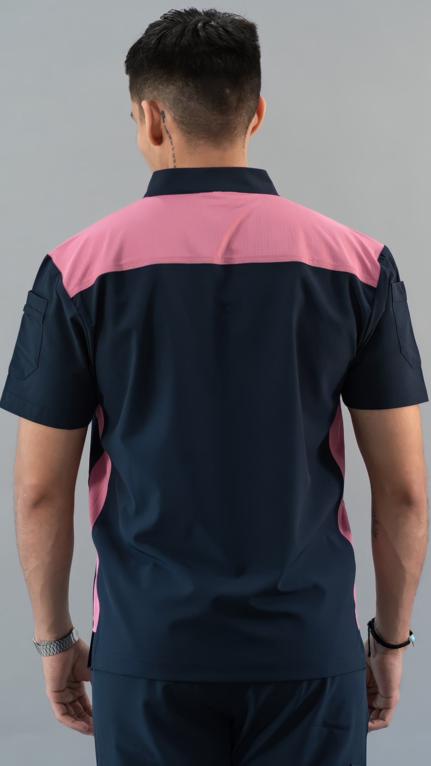 Men's Top Navy/Pink, Scrubs 520