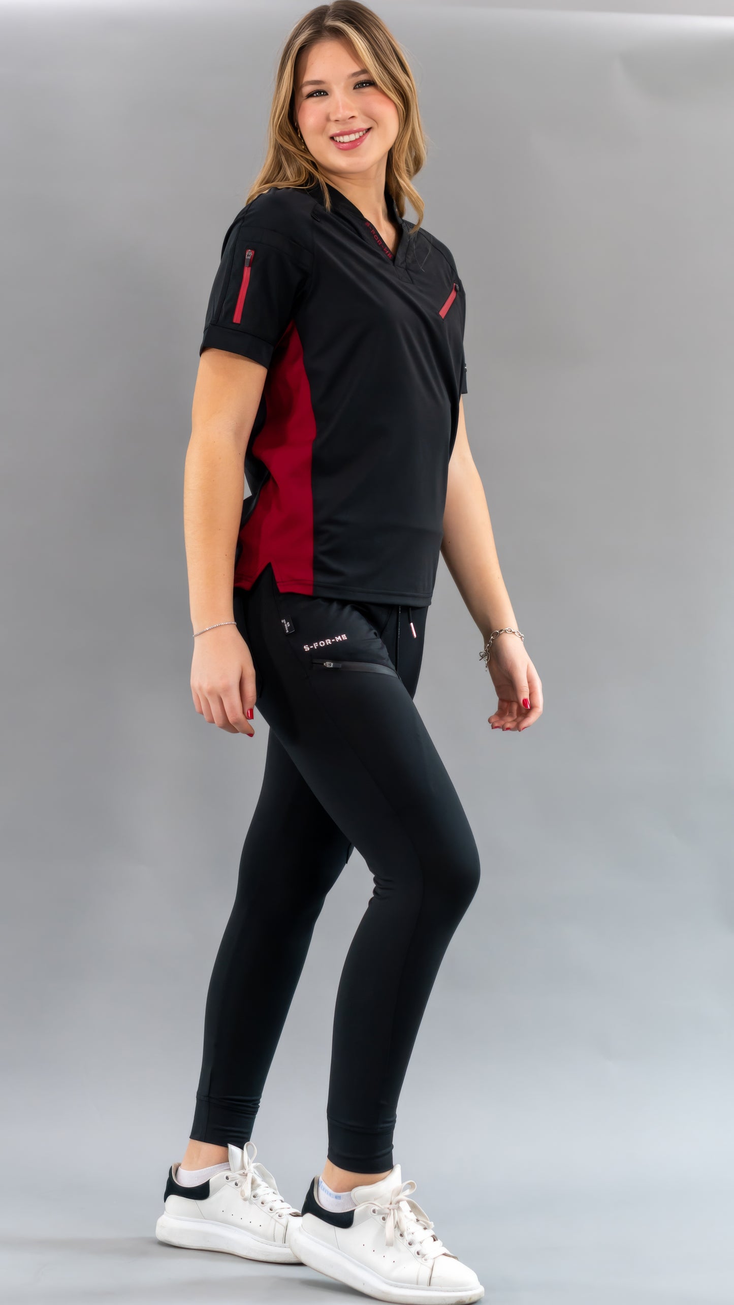 Unisex Relaxed Jogger 905 Black, Super Stretch Scrubs