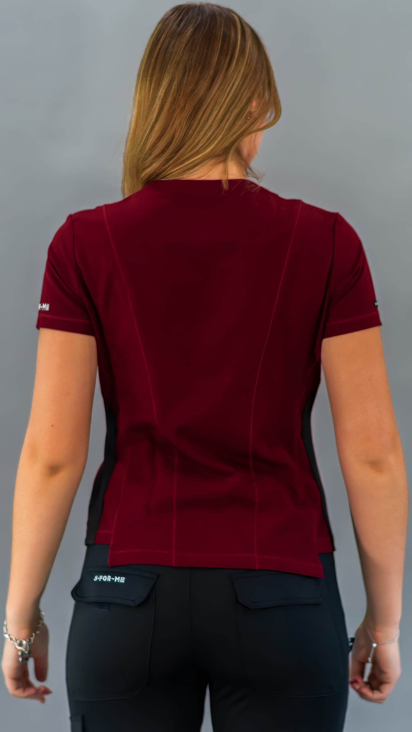 Women’s Waterproof 301 Burgundy/Black Top, Scrubs style 301