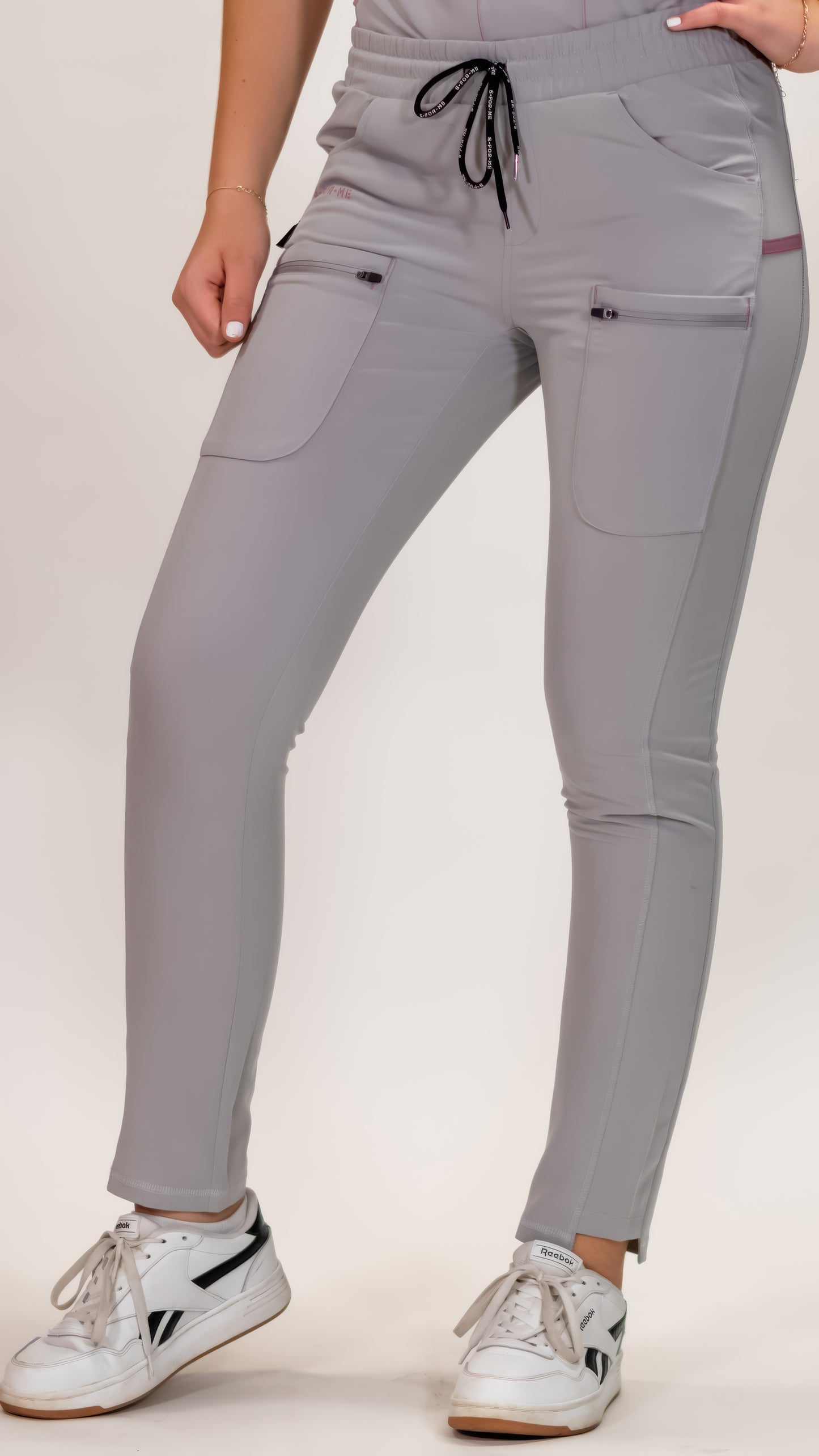 Women’s Waterproof Pearl Gray Pants, Scrubs Style 300