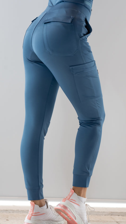 Women's Joggers 901 Cornflower Blue Super Stretch