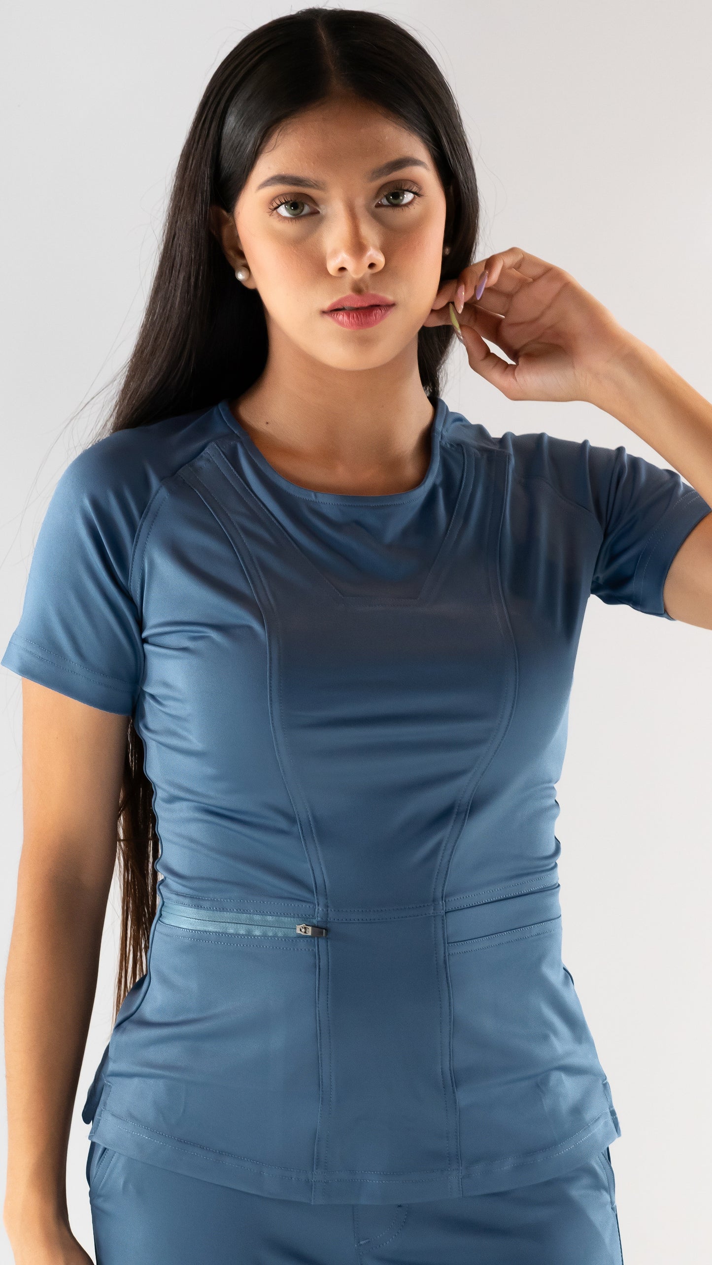 Women's Top 901 Cornflower Blue Super Stretch