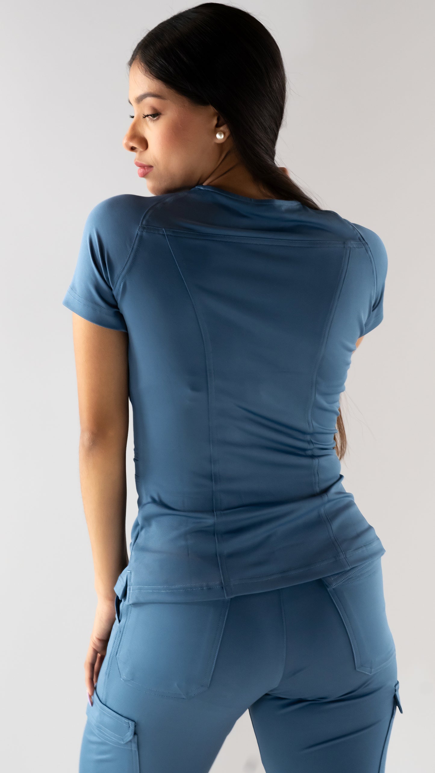 Women's Top 901 Cornflower Blue Super Stretch