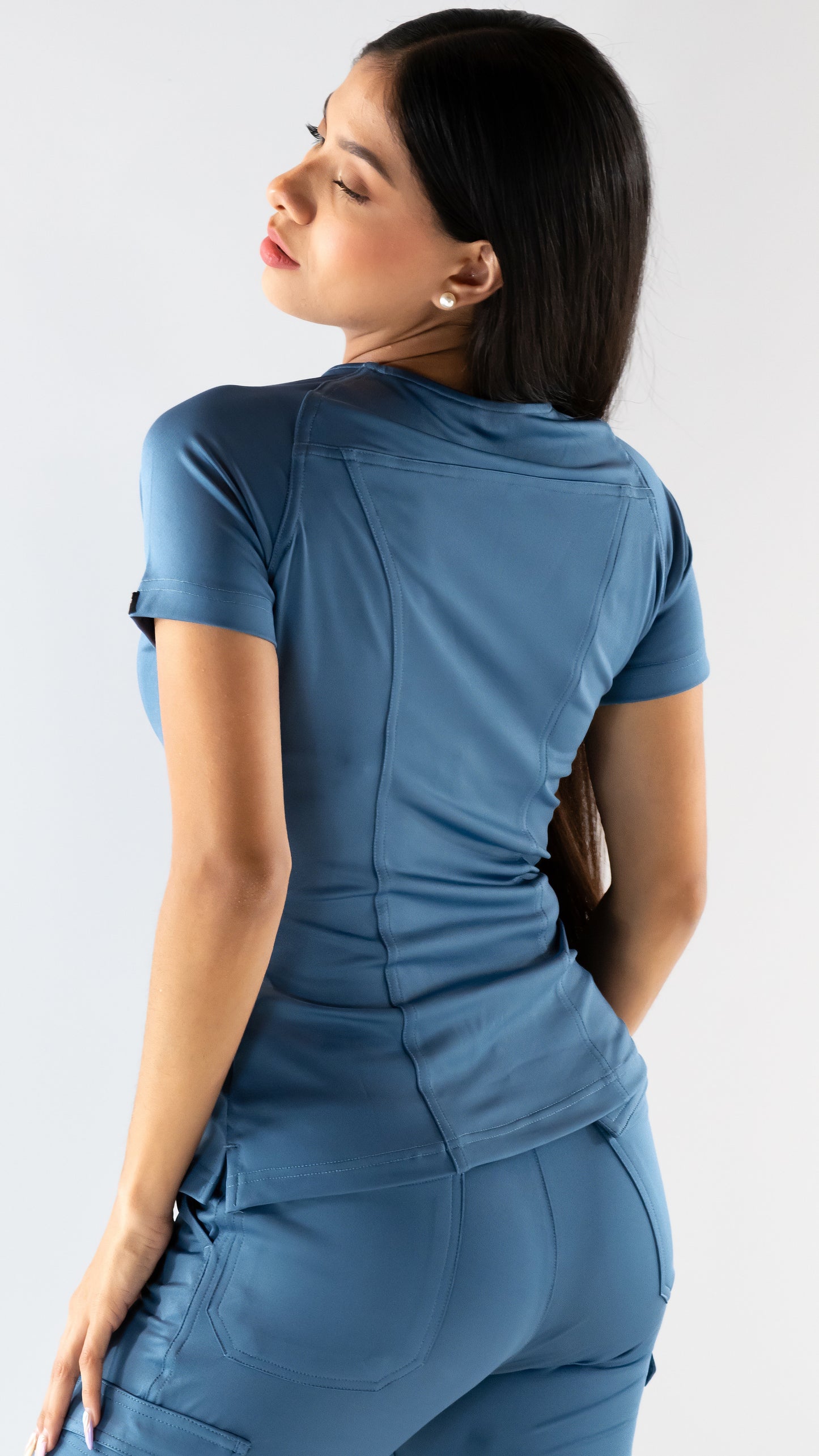 Women's Top 901 Cornflower Blue Super Stretch