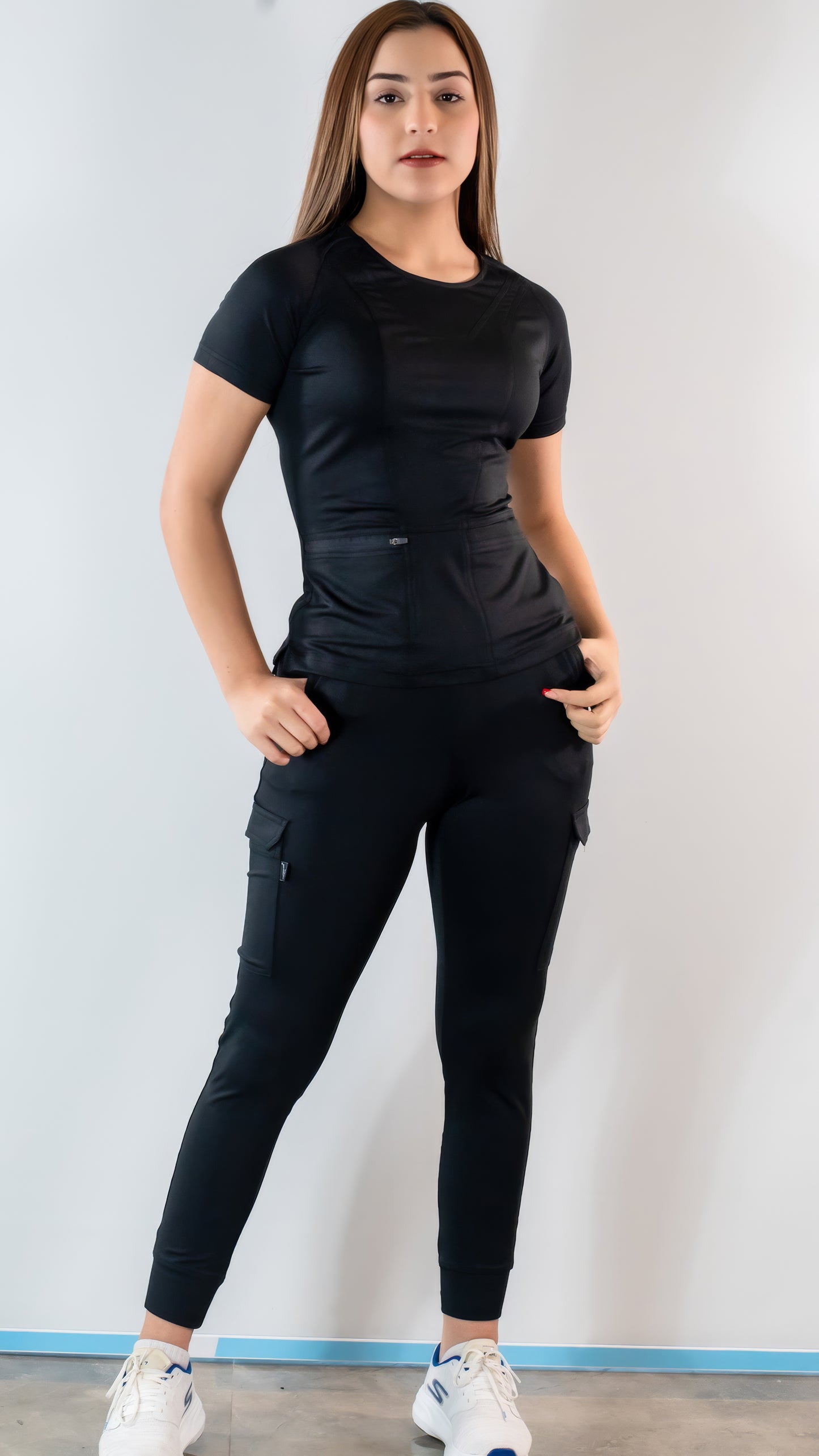 Women's Top 901 Black Super Stretch