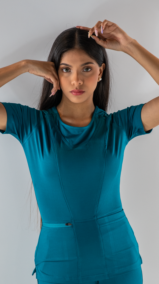 Women's Scrubs Super Stretch Top 901 Teal