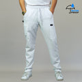 Mens 530 white relaxed-fit scrub pants front view - SFORME medical uniforms