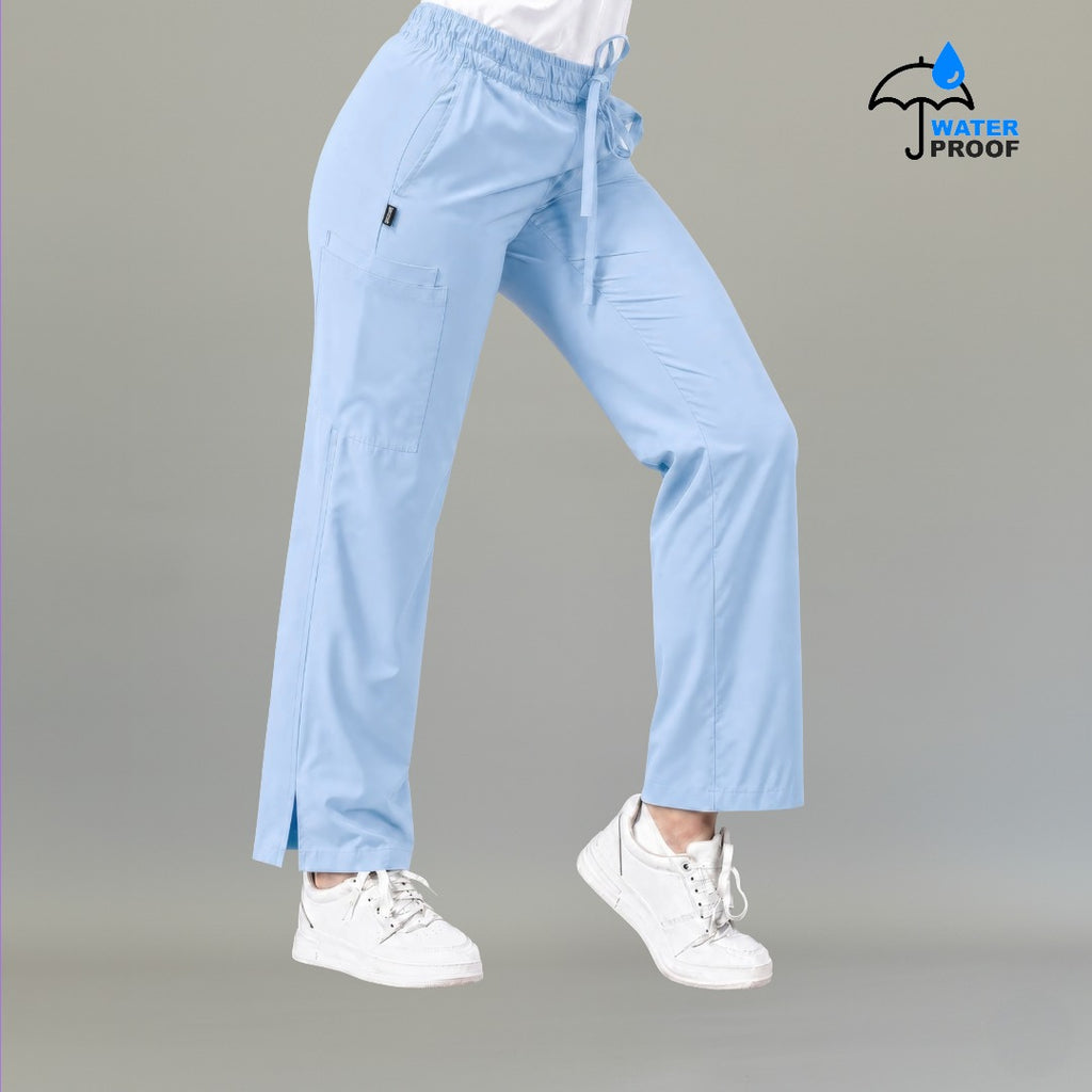 Women's Scrub Pants 502 Plumbago Blue Lightweight