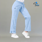 Women's Scrub Pants 502 Plumbago Blue Lightweight