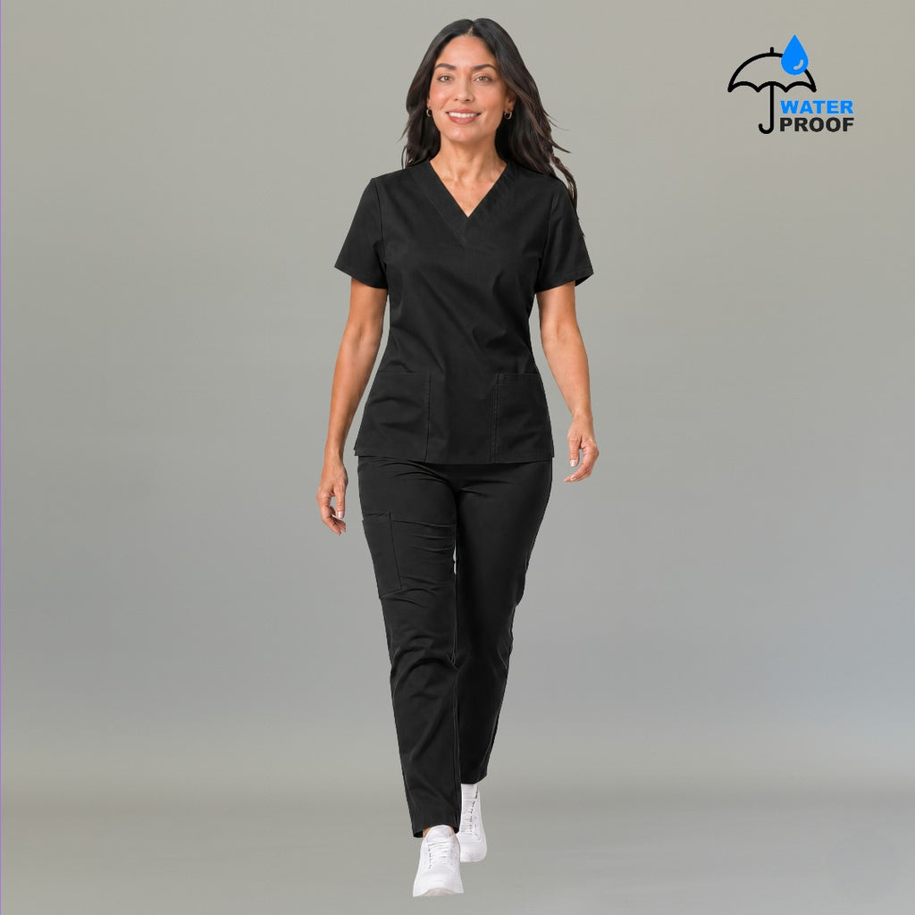 Women's Scrub Pants 502 Black Lightweight