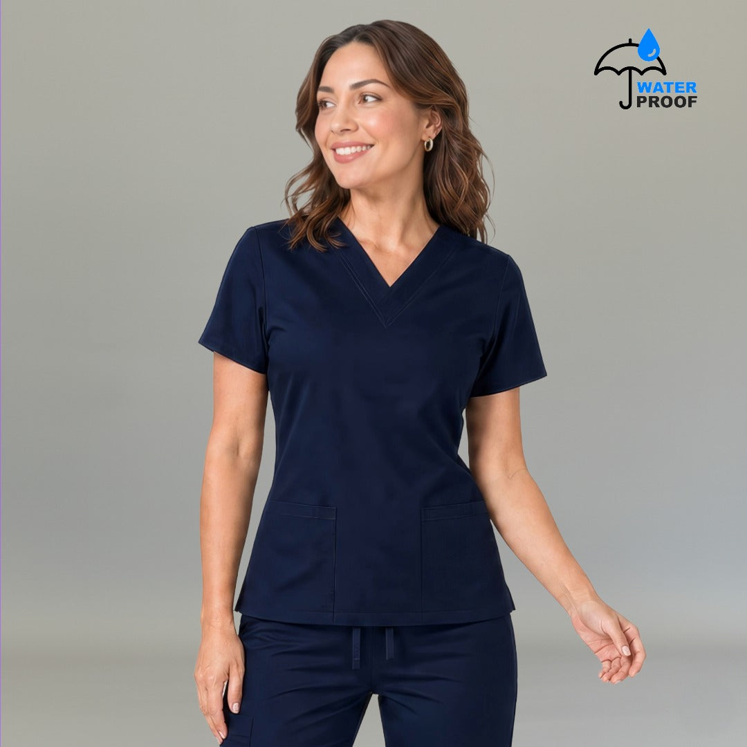 Women's Scrub Top 502 Navy Lightweight