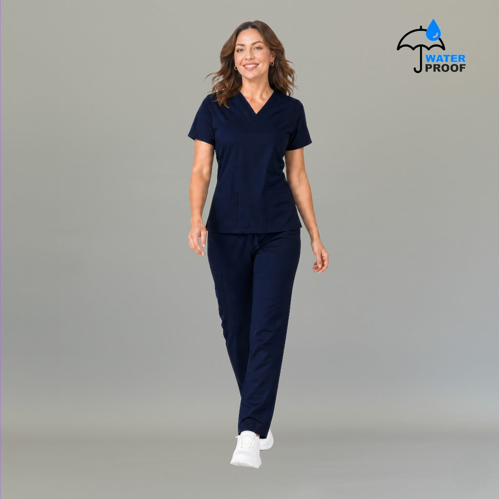 Women's Scrub Top 502 Navy Lightweight