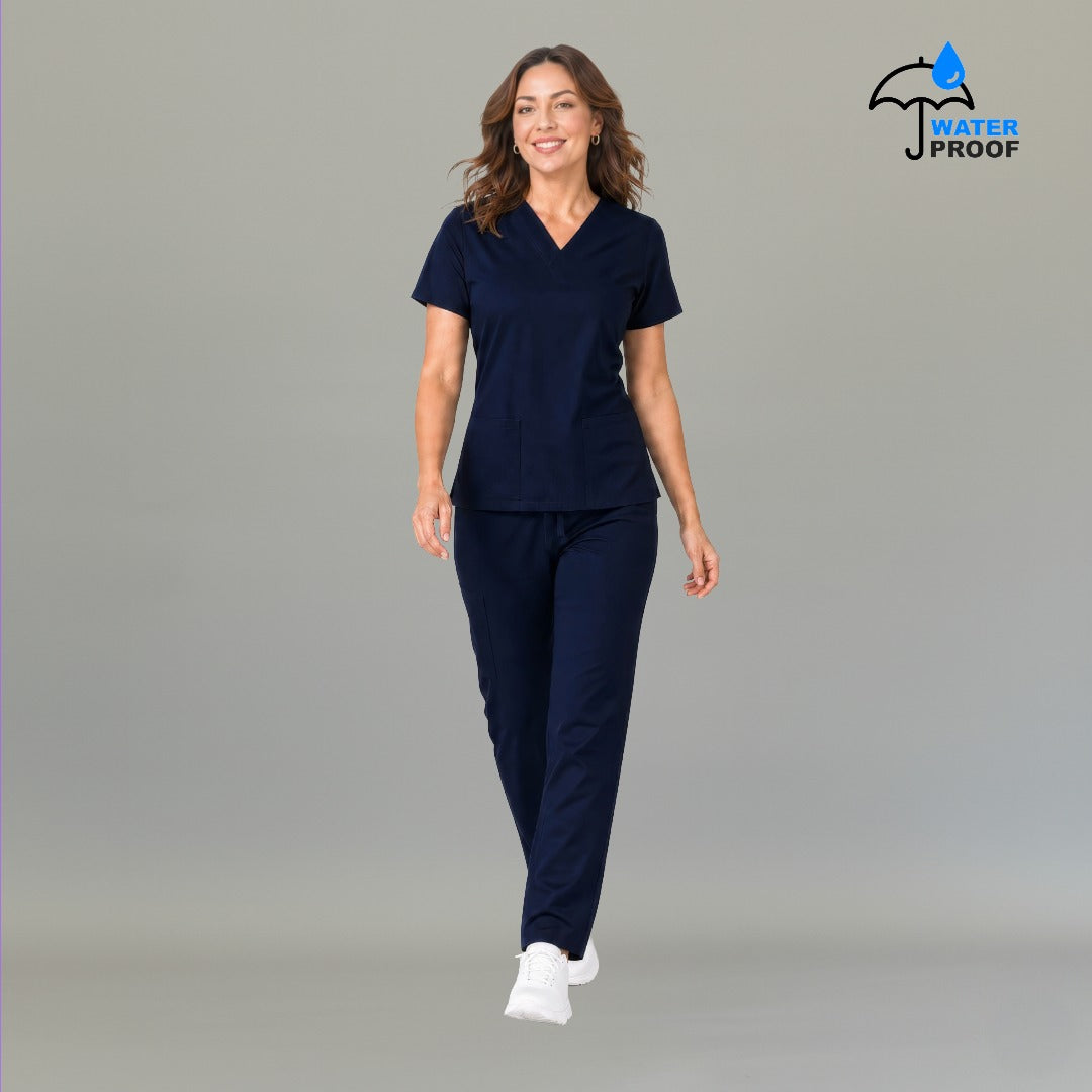 Women's Scrub Top 502 Navy Lightweight