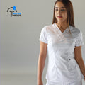 Women's 501 Scrub Top Alviero Stretch White
