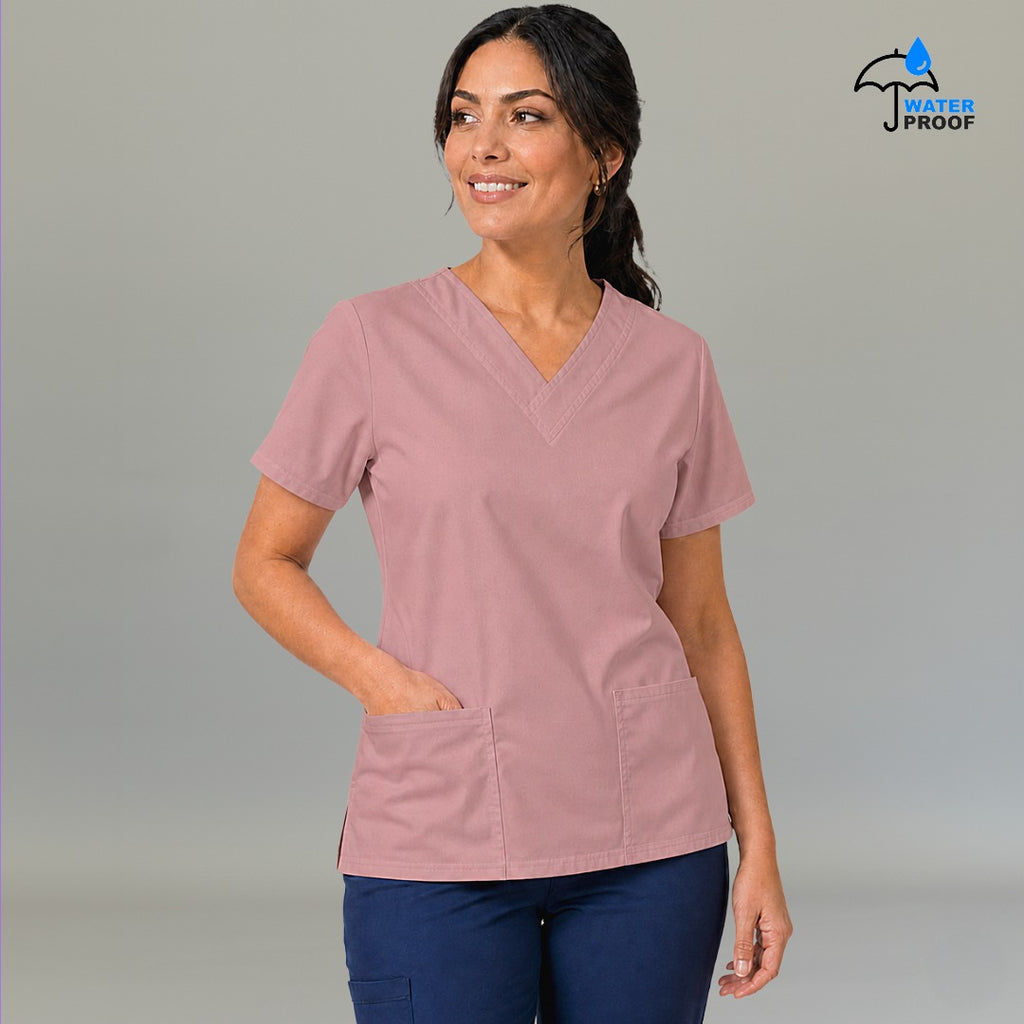 Women's Scrub Top 502 Dusty Pink Lightweight