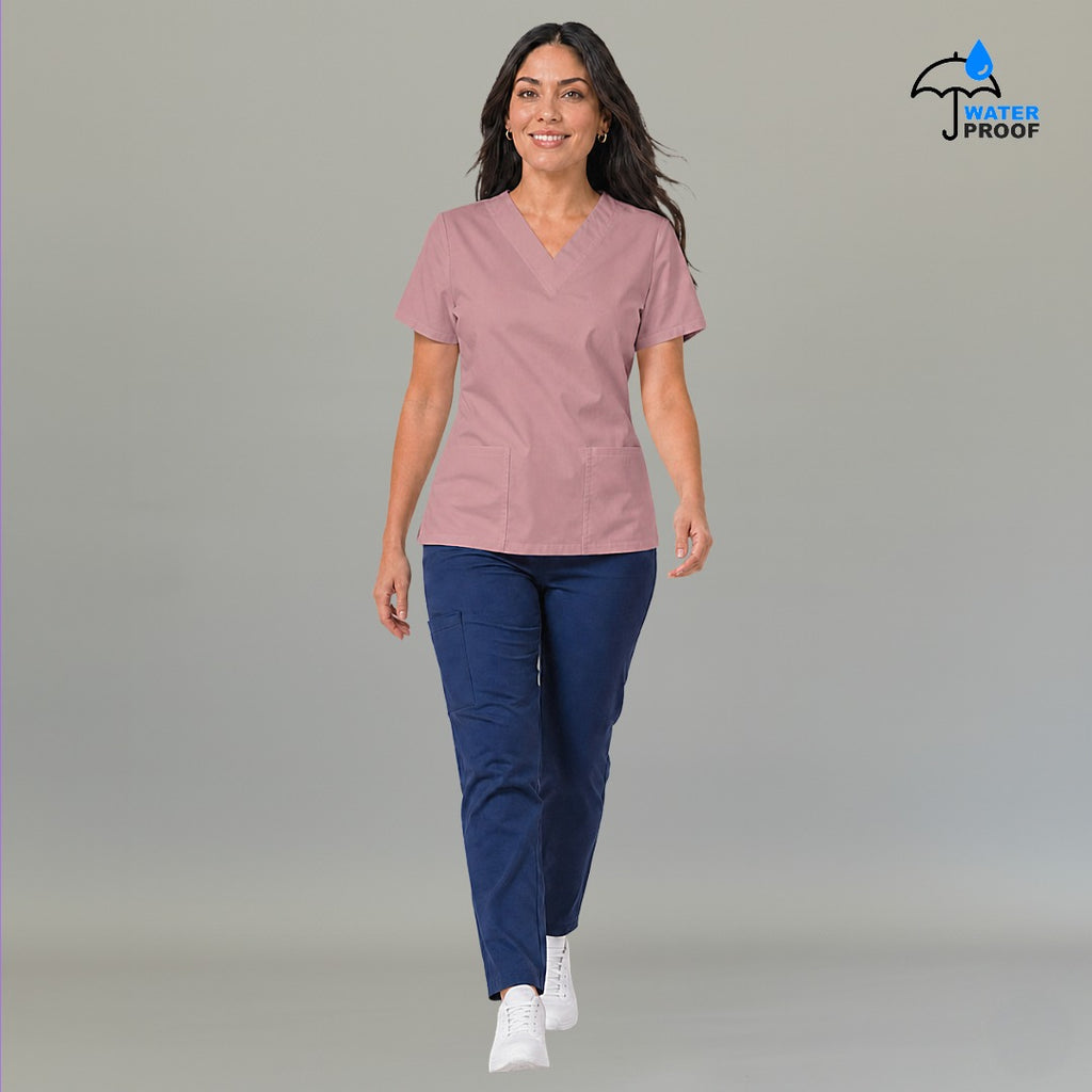 Women's Scrub Top 502 Dusty Pink Lightweight
