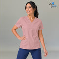 Women's Scrub Top 502 Dusty Pink Lightweight